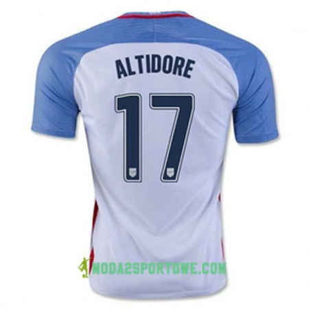 Koszulka Stany Zjednoczone ALTIDORE Domowe Stroje Piłkarskie 2016/17 Krótki Rękaw