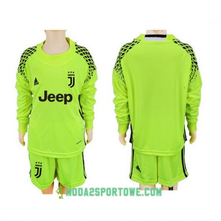 Koszulka Juventus Dziecięcy fluorescence Stroje Piłkarskie 2017/18 Długi Rękaw