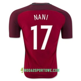 Koszulka Portugalia NANI Domowe Stroje Piłkarskie Euro 2016