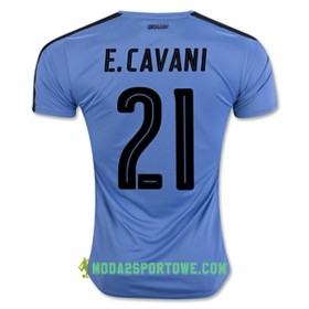 Koszulka Urugwaj Edinson Cavani Domowe Stroje Piłkarskie 2016/17 Krótki Rękaw
