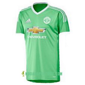 Koszulka Manchester United Bramkarska Wyjazdowe Stroje Piłkarskie 2017/18 Krótki Rękaw