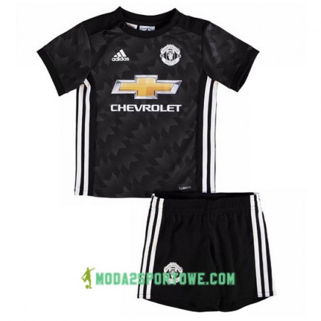 Koszulka Manchester United Dziecięcy Wyjazdowe Stroje Piłkarskie 2017/18 Krótki Rękaw