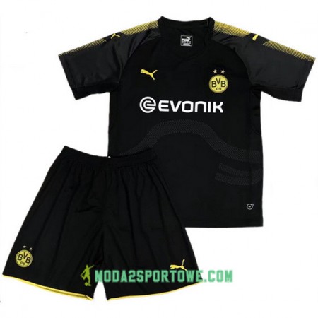 Koszulka Borussia Dortmund Dziecięcy Wyjazdowe Stroje Piłkarskie 2017/18 Krótki Rękaw