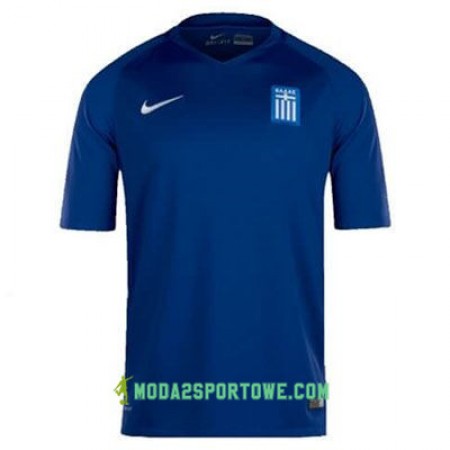 Koszulka Grecja Wyjazdowe Stroje Piłkarskie 2016/17 Krótki Rękaw