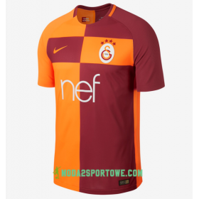 Koszulka Galatasaray SK Domowe Stroje Piłkarskie 2017/18 Krótki Rękaw