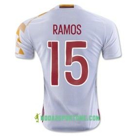Koszulka Hiszpania RAMOS Wyjazdowe Stroje Piłkarskie Euro 2016