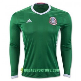 Koszulka Meksyk Domowe Stroje Piłkarskie 2016/17 Długi Rękaw