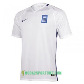 Koszulka Grecja Domowe Stroje Piłkarskie 2016/17 Krótki Rękaw