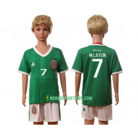 Koszulka Meksyk M.Layun 7 Dziecięcy Domowe Stroje Piłkarskie 2016 Krótki Rękaw