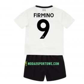 Koszulka Liverpool Roberto Firmino 9 Dziecięcy Wyjazdowe Stroje Piłkarskie 2017/18 Krótki Rękaw