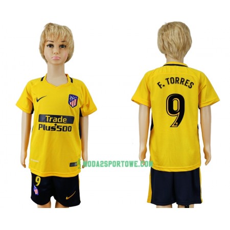 Koszulka Atlético Madryt  Fernando Torres 9 Dziecięcy Wyjazdowe Stroje Piłkarskie 2017/18 Krótki Rękaw