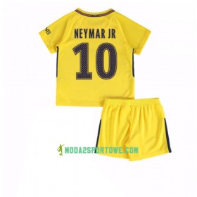 Koszulka Paris SG Neymar Jr 10 Dziecięcy Wyjazdowe Stroje Piłkarskie 2017/18 Krótki Rękaw