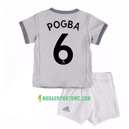 Koszulka Manchester United Paul Pogba 6 Dziecięcy Trzeci Stroje Piłkarskie 2017/18 Krótki Rękaw