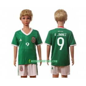 Koszulka Meksyk R.Jiminez 9 Dziecięcy Domowe Stroje Piłkarskie 2016 Krótki Rękaw