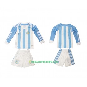 Koszulka Argentyna Dziecięcy Domowe Stroje Piłkarskie 2016 Długi Rękaw