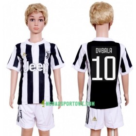 Koszulka Juventus Paulo Dybala 10 Dziecięcy Domowe Stroje Piłkarskie 2017/18 Krótki Rękaw