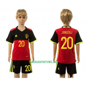 Koszulka Belgia Januzaj 20 Dziecięcy Domowe Stroje Piłkarskie 2016 Krótki Rękaw