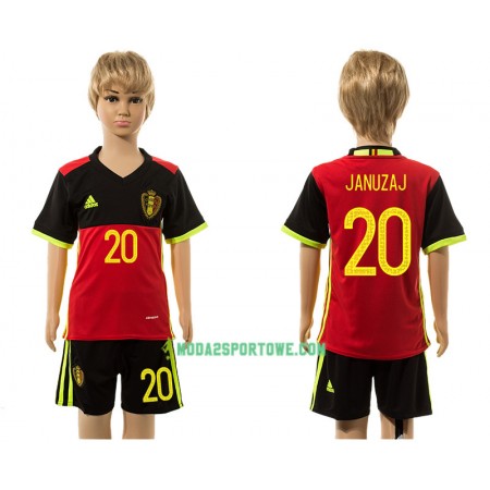 Koszulka Belgia Januzaj 20 Dziecięcy Domowe Stroje Piłkarskie 2016 Krótki Rękaw