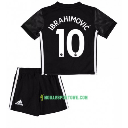 Koszulka Manchester United Zlatan Ibrahimovic 10 Dziecięcy Wyjazdowe Stroje Piłkarskie 2017/18 Krótki Rękaw