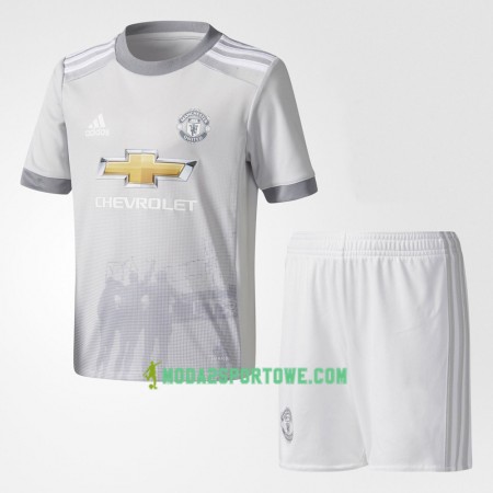 Koszulka Manchester United Dziecięcy Trzeci Stroje Piłkarskie 2017/18 Krótki Rękaw